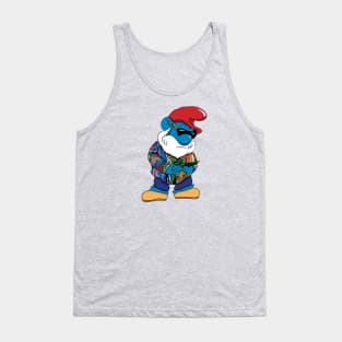 Call me Big Poppa Smurf Tank Top